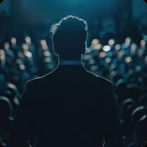 Instructor addressing an audience