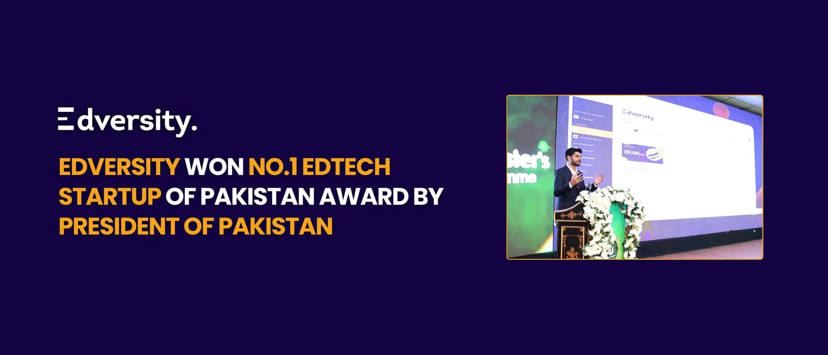 Founder of Edversity, Saad Siddiqui, briefed Edversity to Prime Minister of Pakistan