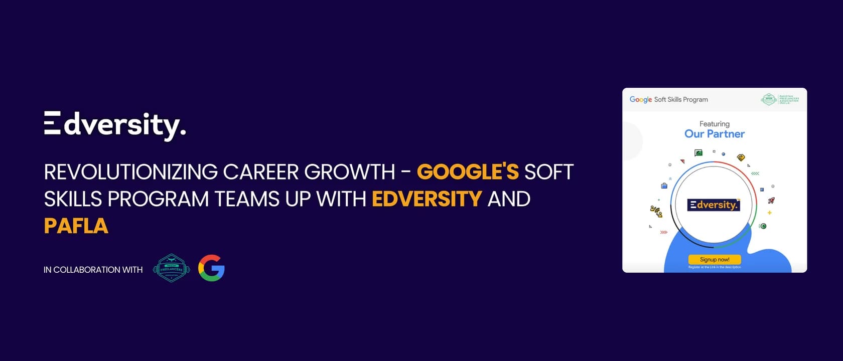 Revolutionizing Career Growth – Google's Soft Skills Program Teams Up with Edversity and PAFLA