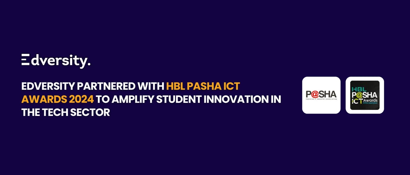 Edversity Partners with the HBL P@SHA ICT Awards 2024 as an Outreach Partner