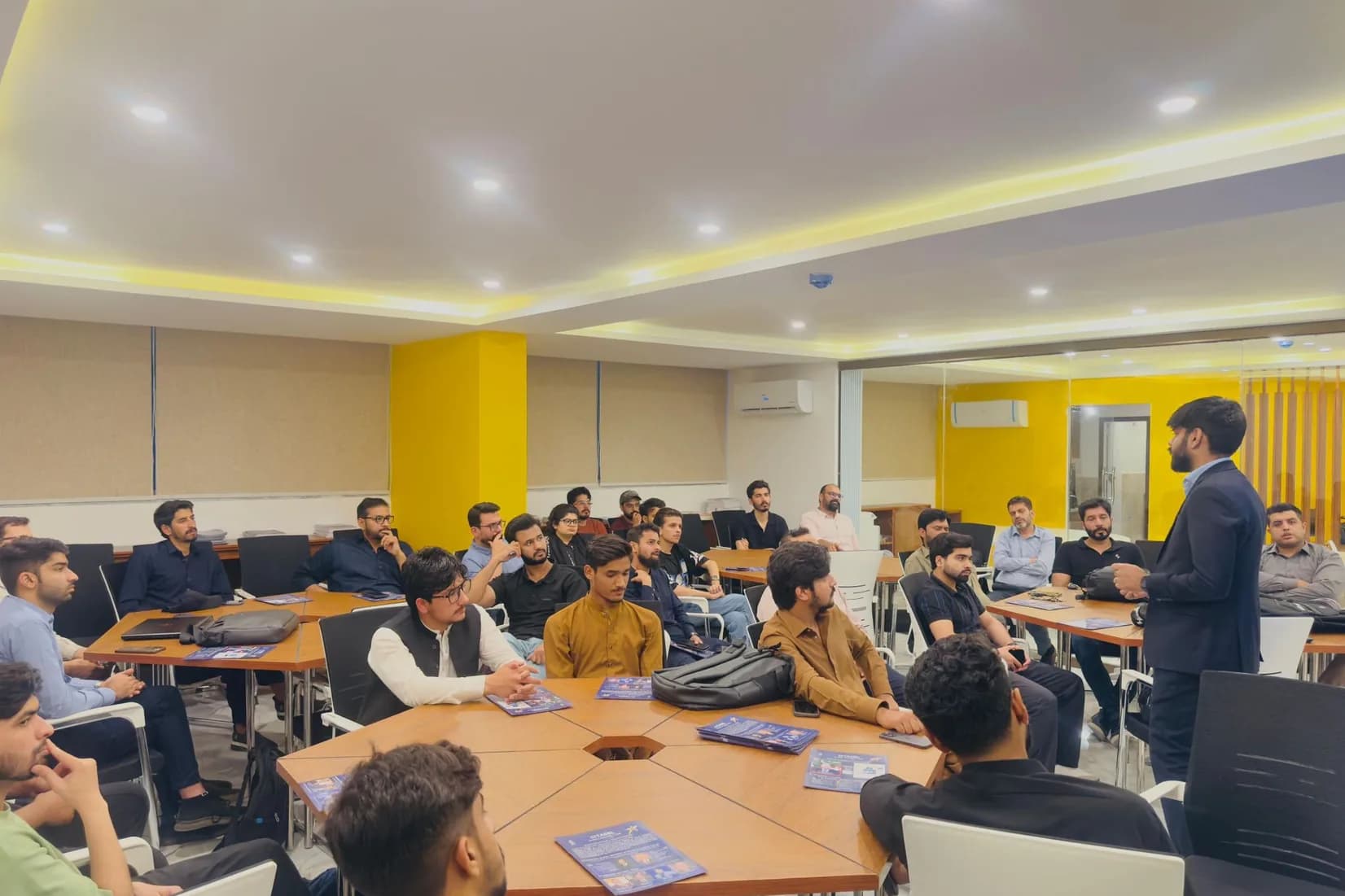 Edversity learners at a session in Islamabad
