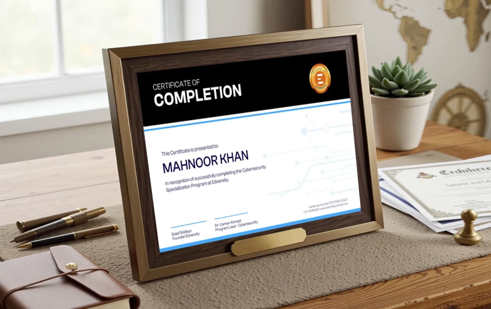 Shareable Certificate program feature